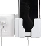 Firulab Wandhalterung Handyhalterung - Wandmontage Handy Ladehalter - Smart Phone Station TV Fernbedienung Halter Klar Wandbox für Schlafzimmer