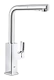 GROHE Tallinn - Single-Lever Sink Mixer (Schwenkbereich 360°, hoher Auslauf, Dual Spülbrause), chrom, 30420000