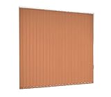 deko-raumshop Lamellenvorhang Verdunkelungslamellen Vertikaljalousie Orange Fenster Rollo Breite 100-250 cm Höhe 150-250 cm lichtundurchlässig verdunkelnd Flächenvorhang Schiebevorhang (250 x 245 cm)