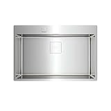 Teka | 80 cm Spülbecken mit Edelstahlwanne | FORLINEA RS15 71.40 | Edelstahl | 75 x 50 x 20 cm