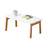 ANIFM Klappbarer Bodentisch Niedriger Tisch Klappbett Computertisch Japanischer Tisch Klappbarer Couchtisch/Weiß/80 * 48 * 36 cm Feito NA China Comfortable Anniversary