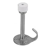 NOGRAX Stopper-Keilschutz, Türstopperpuffer, Türstopper, 98 mm hoch, 45 mm Durchmesser, Wandmontage, Türstopper, Türstopper mit Haken