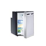 DOMETIC Coolmatic CRX 50 Kompressor-Kühlschrank, 45 l, in Edelstahl-Optik, 12/24 Volt für Wohnwagen, Wohnmobil, Caravan + Boot, Silber