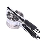 Generic Zitronenpresse, Hand-Entsafter-Presse, multifunktionale Edelstahl-Kartoffelpresse, Obst-Zitronenpresse, manuelle Frucht-Entsafter für Camping, Pinic