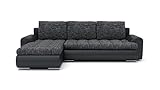 Sofini Ecksofa Tokio VI mit Schlaffunktion! Best Ecksofa! Wohnlandschaft mit Bettkasten! (Lawa 17+ Soft 11 Links)