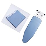 GSKD Universal Bügeltischbezüge 90x30cm Bügelbrettbezug Dampfdurchlässig Bügeltischbezug Thermo Reflect Color : Blue, Size : 90x30cm(35x12in)
