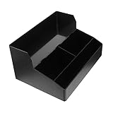 Cabilock Box Multifunktionale Aufbewahrungsbox Einwegbecher -Aufbewahrungsregale Kunststofffach Organizer-Box -Lagerregal Kaffeestation Kaffee-Bar-Organizer