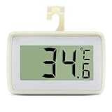 Kühlschrank-Thermometer,digitales Kühlschrank-Thermometer, wasserdichtes Gefrierschrank-Digital-Kühlschrank-Thermometer, hochpräzises Kühlschrank-Alarm-Thermometer mit Haken für Küche zu Hause,1 Stück