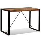 vidaXL Esstisch, Auffangholz, 120 cm