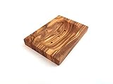 Seifenschale Rechteckig Länge 12 cm Seifenablage Seifenhalter Badezimmer Gäste WC handgefertigt aus Olivenholz Geschenk