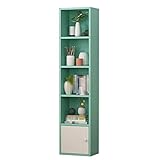 Bücherregal Bücherregal Eckschrank Modern Minimalistische Aufbewahrung Spind Einfach Boden Gitter Kreativ Home Office Student Schlafzimmer Eckregal Drei Farben Optional Grün