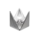 Alessi AGO01 Roost Doppel-Eierbecher - Aluminium, Silber, 4,50 x 4,50 x 4,50 cm