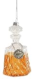 Werner Voß GmbH Christbaumschmuck Glas Bourbon Whiskey Orange Glashänger Weihnachten Deko H.14cm
