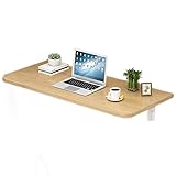 Klappbarer, an der Wand montierter Klapptisch, herunterklappbares Esszimmer, schwimmender Laptop-Schreibtisch, für Schlafzimmer, Badezimmer, Apartment, Arbeitszimmer (Size : 100x25cm/39.3x9.