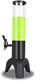 MYZIJI Getränkespender Bierzapfanlage 1.5l Bierspender Getränkespender KTV Saft Barrel Plastic Dispenser Biersäule