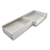 2x Bettkästen passend zum Bett JULETTA & KARLSON - ideal für mehr Stauraum - Bettschubkästen aus massiver Kiefer, Weiß - 91 x 26 x 99 cm (B/H/T)