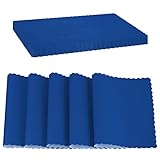 SparkSettings Papier-Tischsets, Einweg-Platzdeckchen, Königsblau, mit gewellten Kanten, langlebiges Papier-Tischset für Urlaub, Hochzeit, Partyzubehör, Dekoration, 24 x 35 cm, 50 Stück