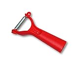 Tupperware 5-in-1 Obst-Gemüse-Kräuter-Zitrusschäler, Rot