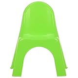 Wakects Kinderstühle Set, Tischstühle für Kinder, aus Polypropylen, UV-beständig, für Klassenzimmer, Schlafzimmer, Spielzimmer