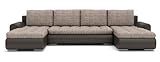 Sofini Wohnlandschaft Tokio III mit Schlaffunktion! Best ECKSOFA! Wohnlandschaft mit Bettkästen! (Lawa 2+ Soft 66)