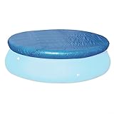 Poolabdeckung Rund/Rechteckig Mehrere Größen 183Cm Bis 495Cm PE Abdeckplane Pool Schwimmbad Wasserdicht Staubdicht Matte Pool Plane Für Den Hausgarten Pool Sandkasten