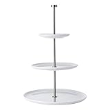 ASA 92151146 Etagere 3 stufig - Keramik - weiß Höhe 49 cm Ø 15/22 / 30