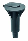 Brabantia - Bodenhülse für Topspinner und Lift-O-Matic - Robustem Kunststoff - Praktische Verschlusskappe - Leicht anzubringen - Langlebig - Black - Size 2 - Ø 45 mm