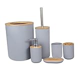 Alipis 1 Set Badezimmer Sechsteiliges Set Zahnbürstenbecher Haushaltswaren Badezimmerzubehör Seifenspender-Set Reinigungsbürsten-Set Toilettenschüssel-Reiniger-Spender