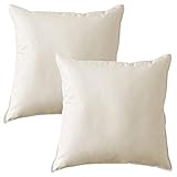 Mack - Basic Kissen Set mit Federfüllung | Federkissen für einen erholsamen Schlaf | 40x40 cm - 2er Set