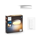 Philips Hue White Amb. Enrave Deckenleuchte LED M weiß 19,2W 2400lm inkl. Dimmschalter, 915005996601