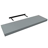 Velano - Regalbrett, Wandregal, Regalsysteme, Regalboden, Regale - FS 80x23 - grau