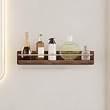 MAVNES Badezimmer Regal Massivholz-Duschregal, Organizer-Rack, Wandmontage-Duschzubehör Duschablage (Size : 30CM)