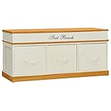 ZEYUAN Sitzbank mit Stauraum Schuhschrank Flurbank, Shoe Cabinet, Schuhregal