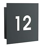 Frabox LED-Design Hausnummernleuchte NAMUR anthrazitgrau