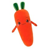 ABOOFAN Karottenpuppen-Plüschkissen Kuscheltiere Für Kinder Kissen Für Kinder Karottenernte-Spielzeug Kinder-Plüschkissen Plüsch-Karottenspielzeug Zuhause Karottenkissen