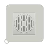 manchas Wannenstopper Badewannenabflussabdeckung | Quadratische, geruchshemmende Duschabflussstopfenabdeckung,rutschfeste Abflussmatte für Küchenboden, Badezimmer, Abwasserkanal, Waschbecken, Balkon