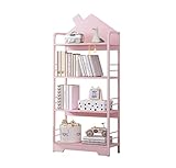 HALAHAI Bücherschrank Bücherregal Stahlrahmen Bücherregal Organizer Regale Mehrschichtiges Bücherregal Wohnzimmer Schlafzimmer Home Office Lagerregal Bücherregale (Size : 4 Tiers)