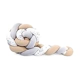 Totsy Baby Kuschelkissen Kinder Kissen Deko 300 cm - flauschig Dekokissen Kinderzimmer Kinderkissen Zierkissen geflochten Eulen