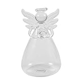 Baalaa Betender Engel Vasen Kristall Transparent Glasvase Blumenbehälter Behälter Heimdekoration Dekor