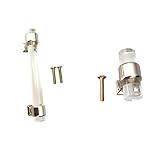 D dolity Set 2 Acryl Schrank Schublade Tür Pull Griff waredrobe Mülleimer Knauf Decor 120 mm + 40 mm