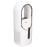 Jeanoko Mini-Desktop-Ventilator, USB-Aufladung, Befeuchtung, blattloser Ventilator, 3 Kühlgeschwindigkeiten für Wohnzimmer für Büro