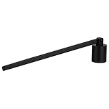 EXCEART Edelstahl Kerzenlöscher Schwarz Kerzenglocke Flammenlöscher Kerzenabdeckung Feuerlöscher Candle Snuffer Kerze Werkzeug Zubehör für Weihnachten Geschenke Dekoration