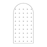 HJZALMI Hölzerne Stecktafeln Wall Organizer, Hölzerne Stecktafel, Wandhalterung Pegboard Für Wand Schlafzimmer Bastelzimmer, Leicht Zu Installieren (Farbe : Natural, Größe : 1pcs)