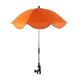 manchas Regenschirm für Kinderwagen für Kleinkinder, Kinderwagen mit Klammer – tragbarer Stuhlschirm, Sonnenschirm für Strandstuhl, Rollstuhl, Reise