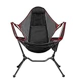 PIPONS Klappbarer Campingstuhl Klappstuhl Für Den Außenbereich, Gartenschaukel, Strandstuhl Mit Kissen Für Camping, Angeln, Ultraleichter, Tragbarer Stuhl Reisestuhl Faltstuhl Anglerstuhl (Color : C)