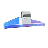 Schwimmendes Bücherregal, Wandleiste, Wandmontage, Gewürzregal, Spielzeugaufbewahrung, Acryl-Wandregal, Bohrdisplay, Organizer, Regal for Kinderzimmer, Badezimmer ( Color : Colour , Size : 100x5x16cm