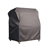 Strandkorb Schutzhülle Winterfest, Premium Abdeckhaube aus Ripstop Gewebe mit TPU Beschichtung, wasserdicht, reißfest, UV-beständig und atmungsaktiv (L 135cm)