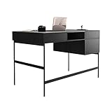 Computertisch Light Luxury Slate Schreibtisch 1.2m 1.4m Minimalist Home Office Schreibtisch PC. Workstation mit doppelten Schubladen und Ablagefächer Arbeitstabellen PC Tisch Schreibtisch (Size : 1.4