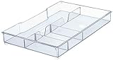 Leitz Schubladeneinsatz für Leitz Cube und WOW Schubladenboxen, Einsatz für Schubladen, Transparent, 52150002