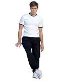 Fruit of the Loom Herren Elastische Manschette Classic Sporthose, Schwarz, 34-37